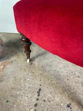 Load image into Gallery viewer, Late Victorian Arm Chair - recently upholstered
