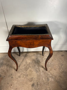 French Walnut Jardinière or Console Table