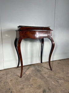 French Walnut Jardinière or Console Table