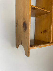 French Pine Cabinet with a Zigzag Trim