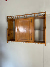 Load image into Gallery viewer, French Pine Cabinet with a Zigzag Trim
