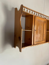 Load image into Gallery viewer, French Pine Cabinet with a Zigzag Trim
