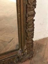 Load image into Gallery viewer, Circa 1800 Gilded French Mirror with orginal glass
