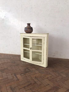 Antique Painted Corner Cabinet