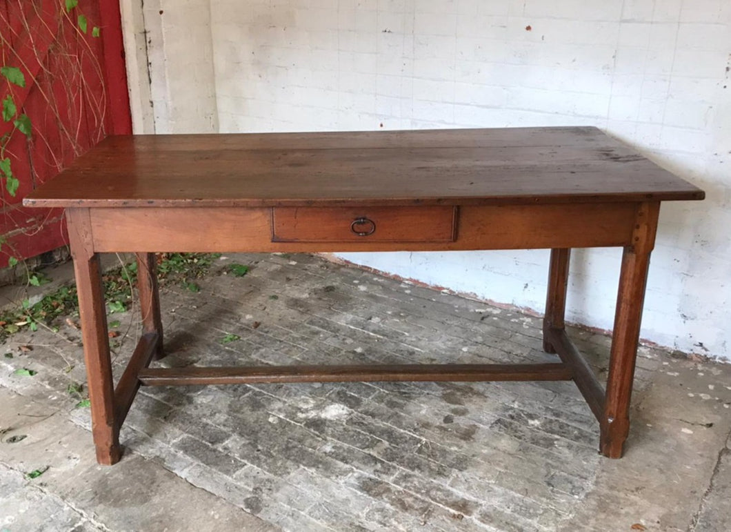 Antique French Farmhouse Table - shorter than usual.