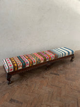 Load image into Gallery viewer, Long Striped Kilim Ottoman

